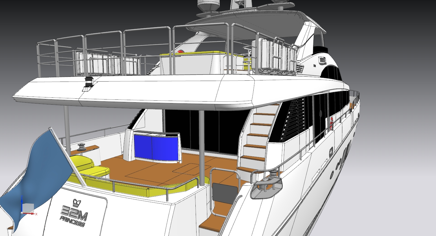 Shuttleworth Design Princess Yachts Bernard Olesinski